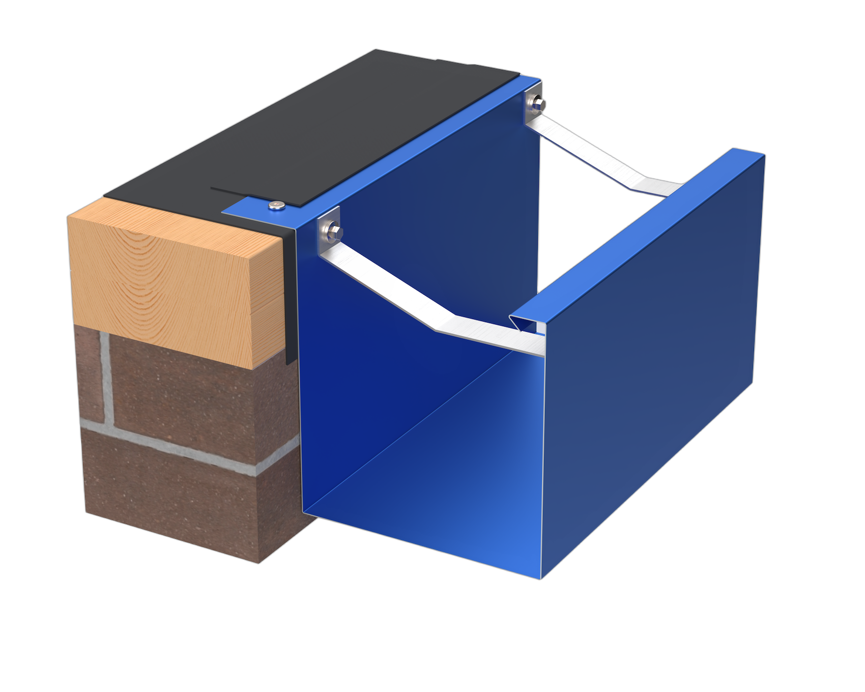 Edge Metal Coping Gutters commercial roofing in Lexington