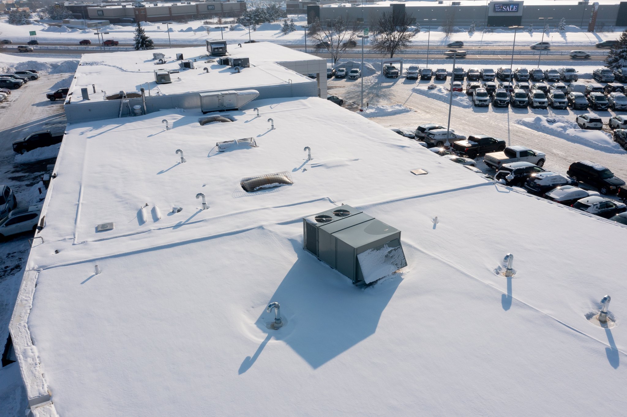 Wind Driven Rain Roof Repair commercial roofing in Lexington